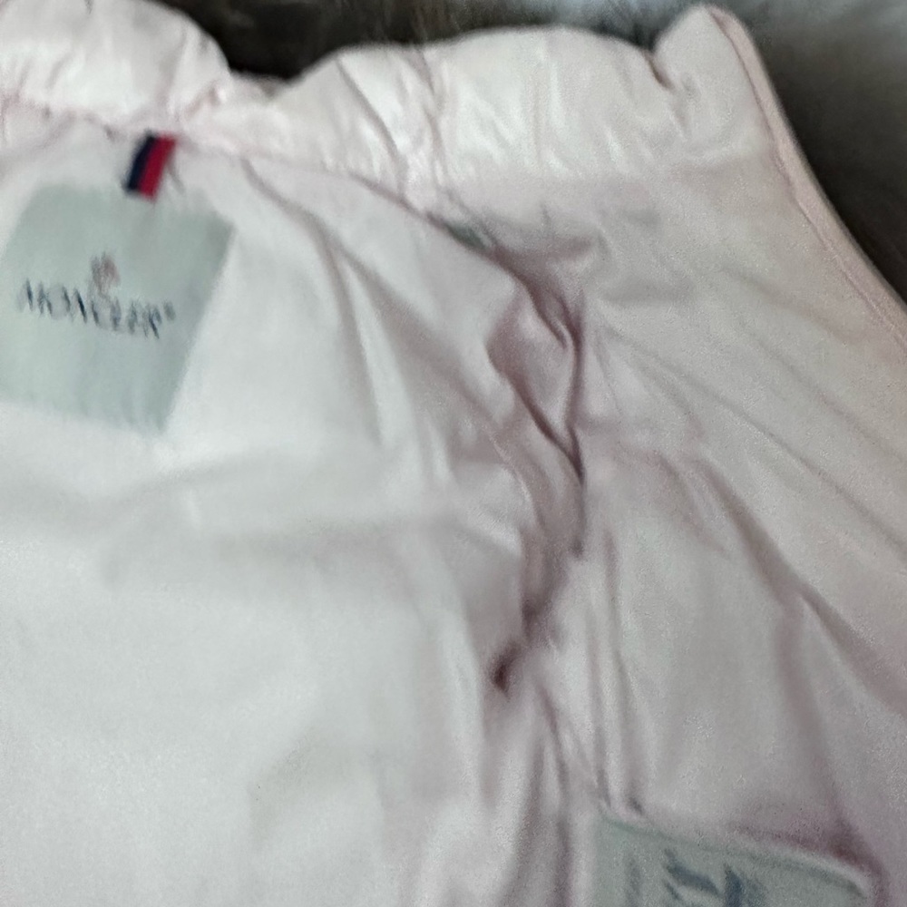 Toddler Moncler Pink Puffer Jacket Sz. 2T - Picture 10 of 13